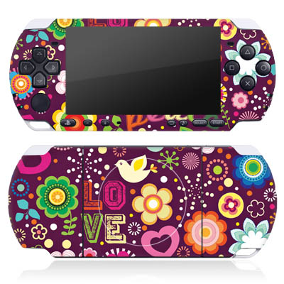 Design-Schutzfolie 60s Love für PSP-3004 Slim & Lite