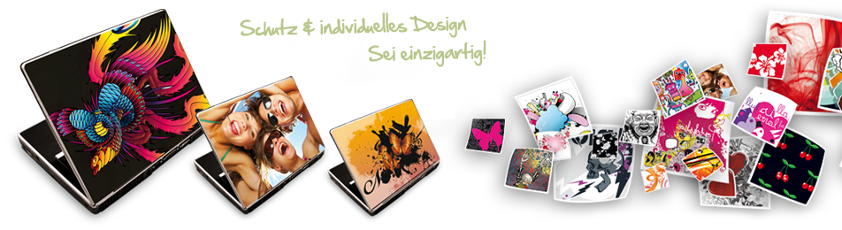 Notebook Designfolien: coole Designfolien für Notebook & Co