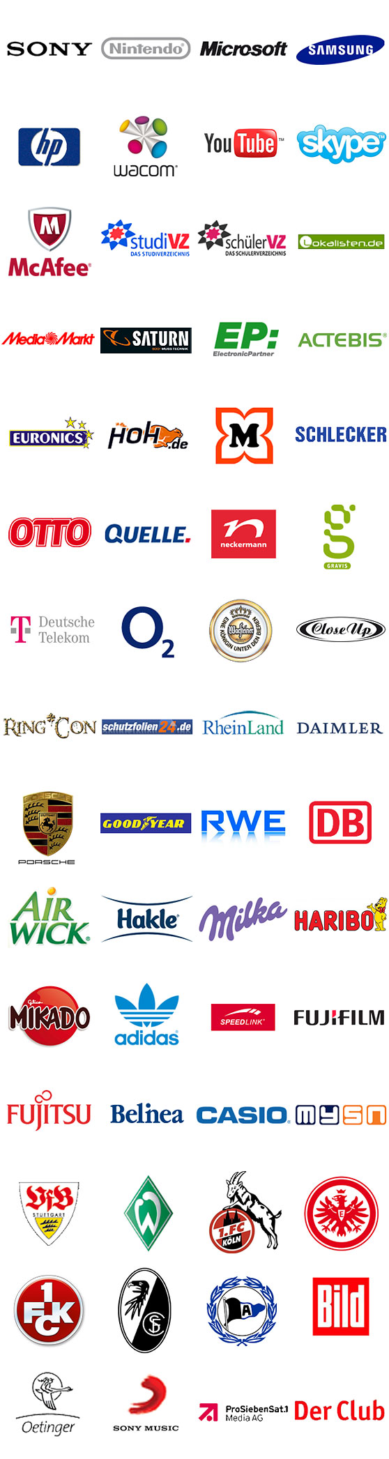 Logo's partner & referenties