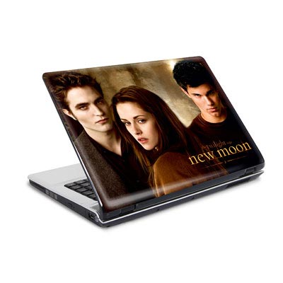 Twilight New Moon Design-Folie Edward, Bella & Jacob f&uuml;r 15,4-Zoll-Notebooks