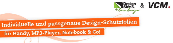 Individuelle und passgenaue Design-Schutzfolien f�r Handy, MP3-Player, Notebook & Co! +++ DesignSkins von DeinDesign +++